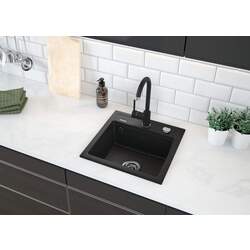 Set chiuveta + baterie Deante Zobra ZQZA2103 (Graphite) Thumb