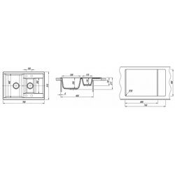 Chiuveta Dr.Gans Astra 760K (Black) Thumb