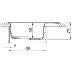 Кухонная мойка Dr.Gans Berta 620 (Basalt) Thumb