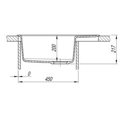 Кухонная мойка Dr.Gans Berta 620 (Latte) Thumb