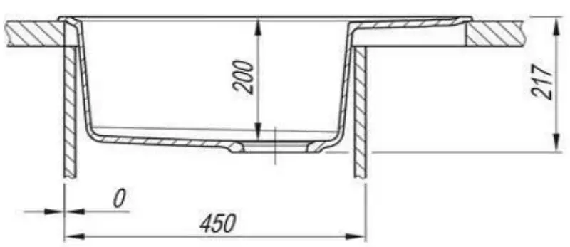 Chiuveta Dr.Gans Berta 620 (Vesuvius) - 3