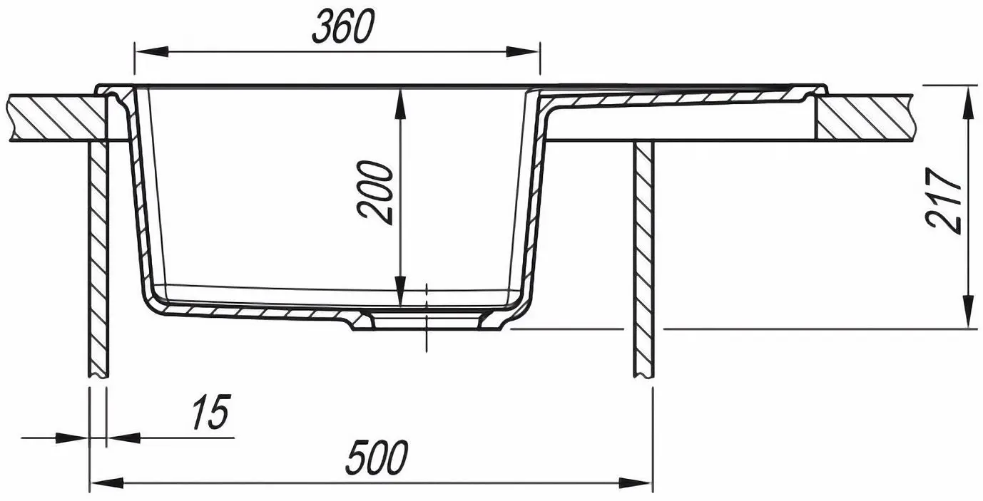Кухонная мойка Dr.Gans Gala (Beige Latte) - 3