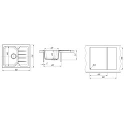 Кухонная мойка Dr.Gans Lora 620 (Vesuvius) Thumb