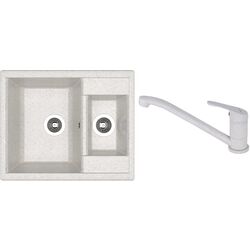 Chiuveta + baterie Dr.Gans Astra 620K+SanDonna F1066 (Grey)