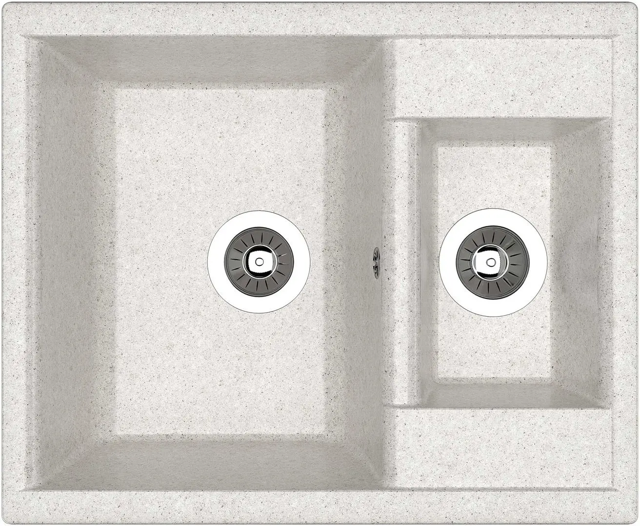 Chiuveta + baterie Dr.Gans Astra 620K+SanDonna F1069 (Grey)