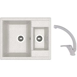 Chiuveta + baterie Dr.Gans Astra 620K+SanDonna F1069 (Grey)