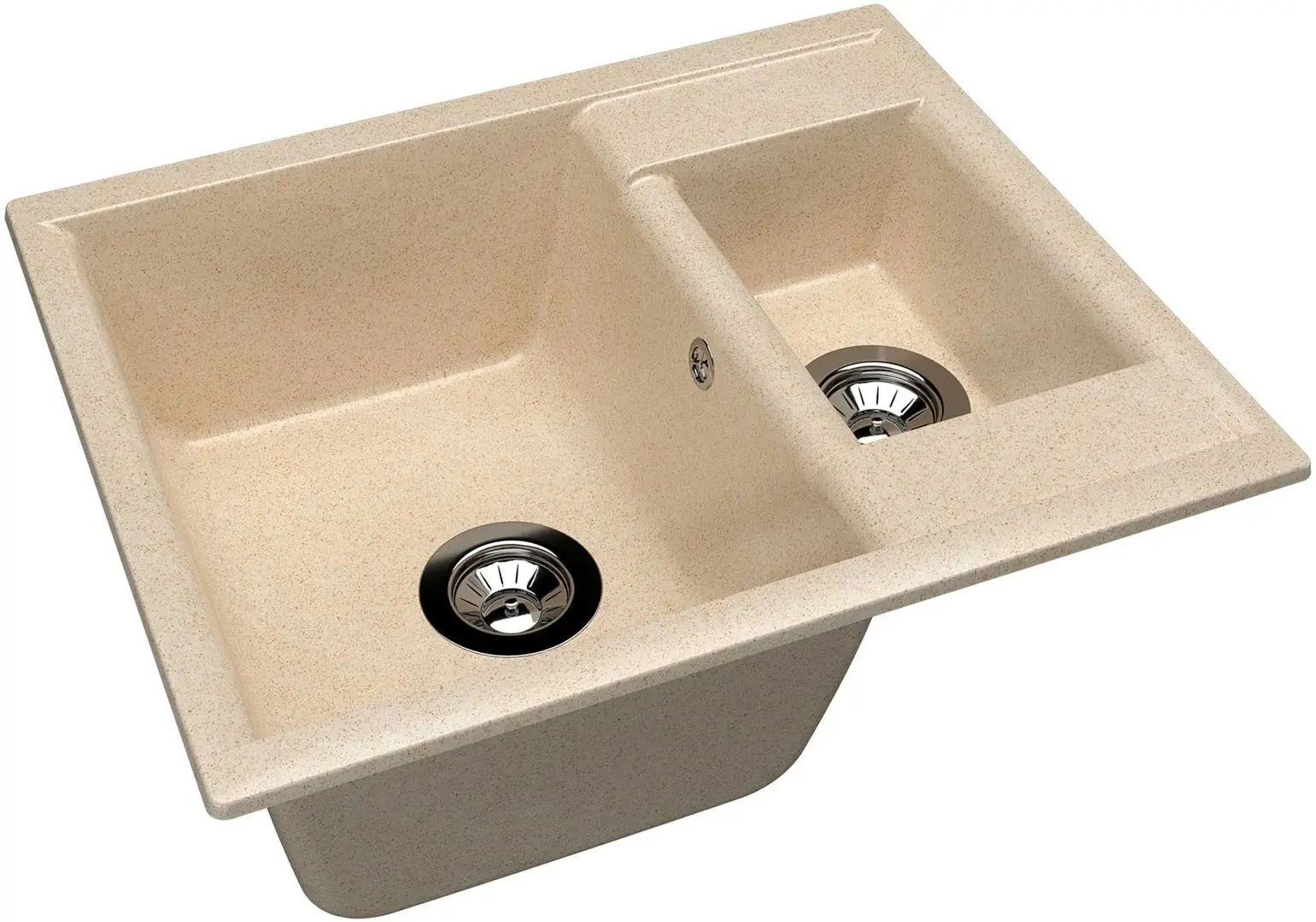 Кухонная мойка + смеситель Dr.Gans Astra 620K+SanDonna F7073 (Latte/Beige) - 3