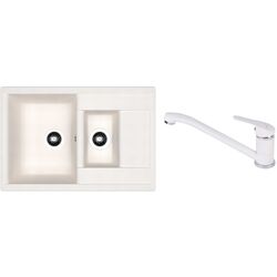 Chiuveta + baterie Dr.Gans Astra 760K+SanDonna F1066 (White)