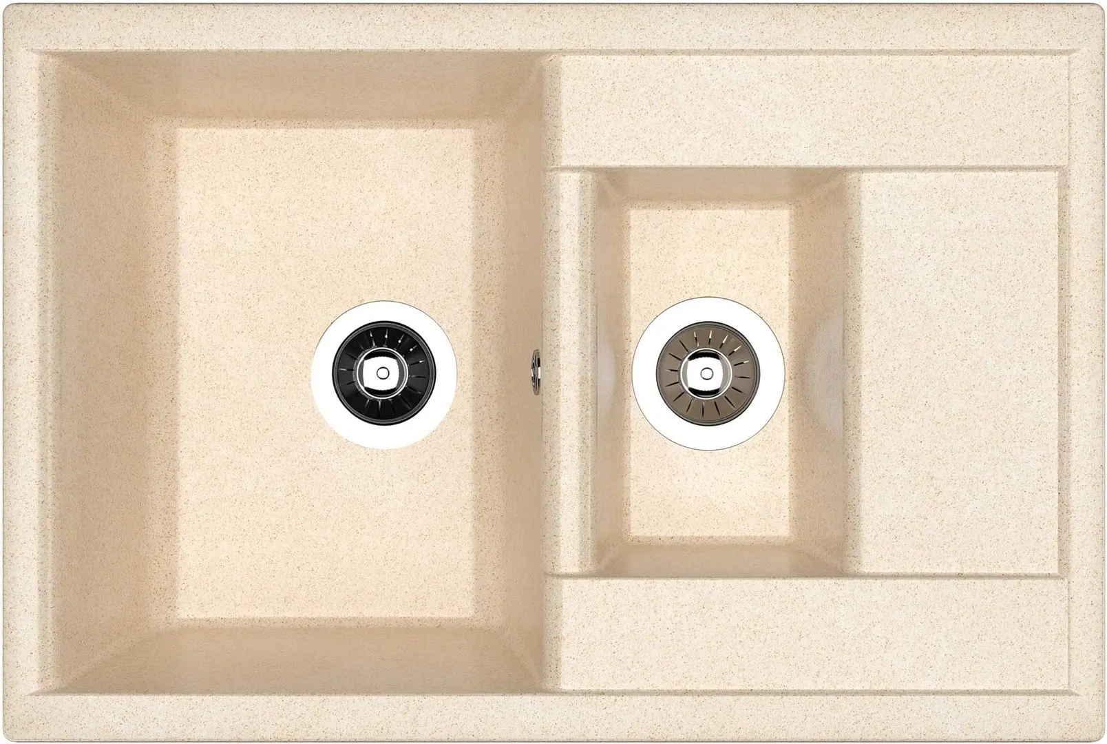 Кухонная мойка + смеситель Dr.Gans Astra 760K+SanDonna F1069 (Latte/Beige) - 2