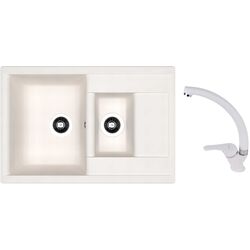 Chiuveta + baterie Dr.Gans Astra 760K+SanDonna F1069 (White)