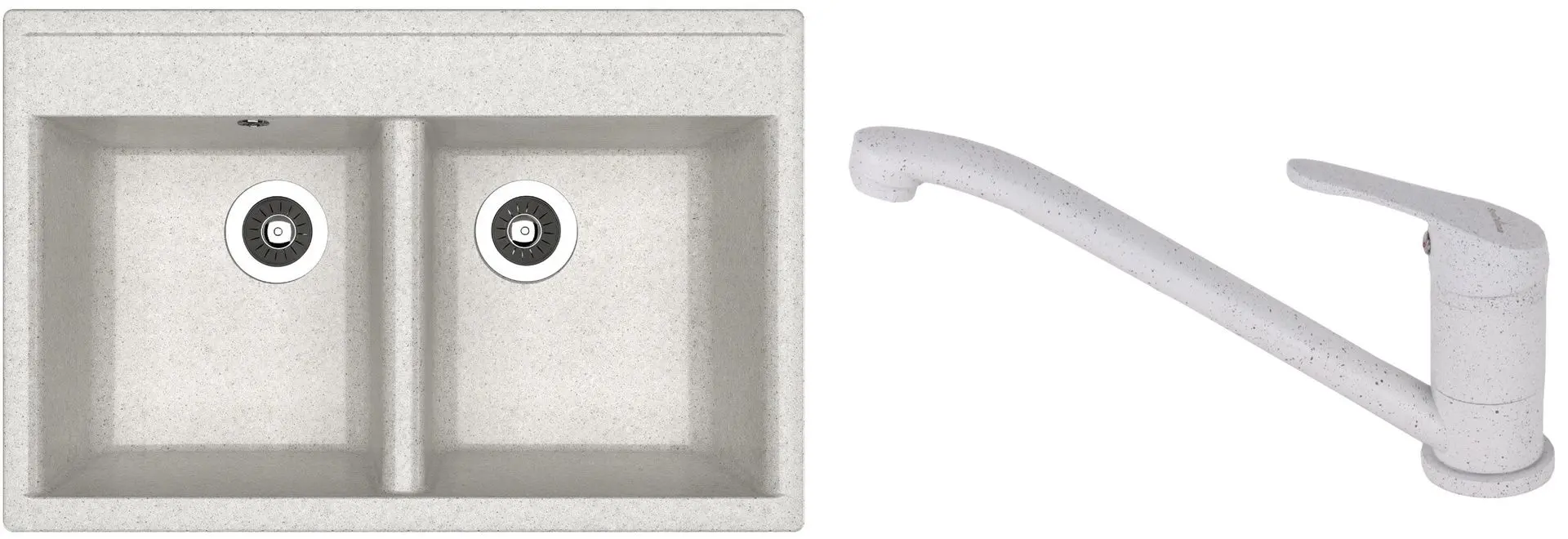 Кухонная мойка + смеситель Dr.Gans Astra 780+SanDonna F1066 (Grey)