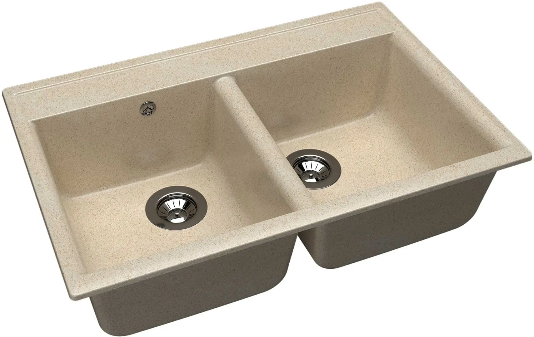 Кухонная мойка + смеситель Dr.Gans Astra 780+SanDonna F1066 (Latte/Beige) - 3