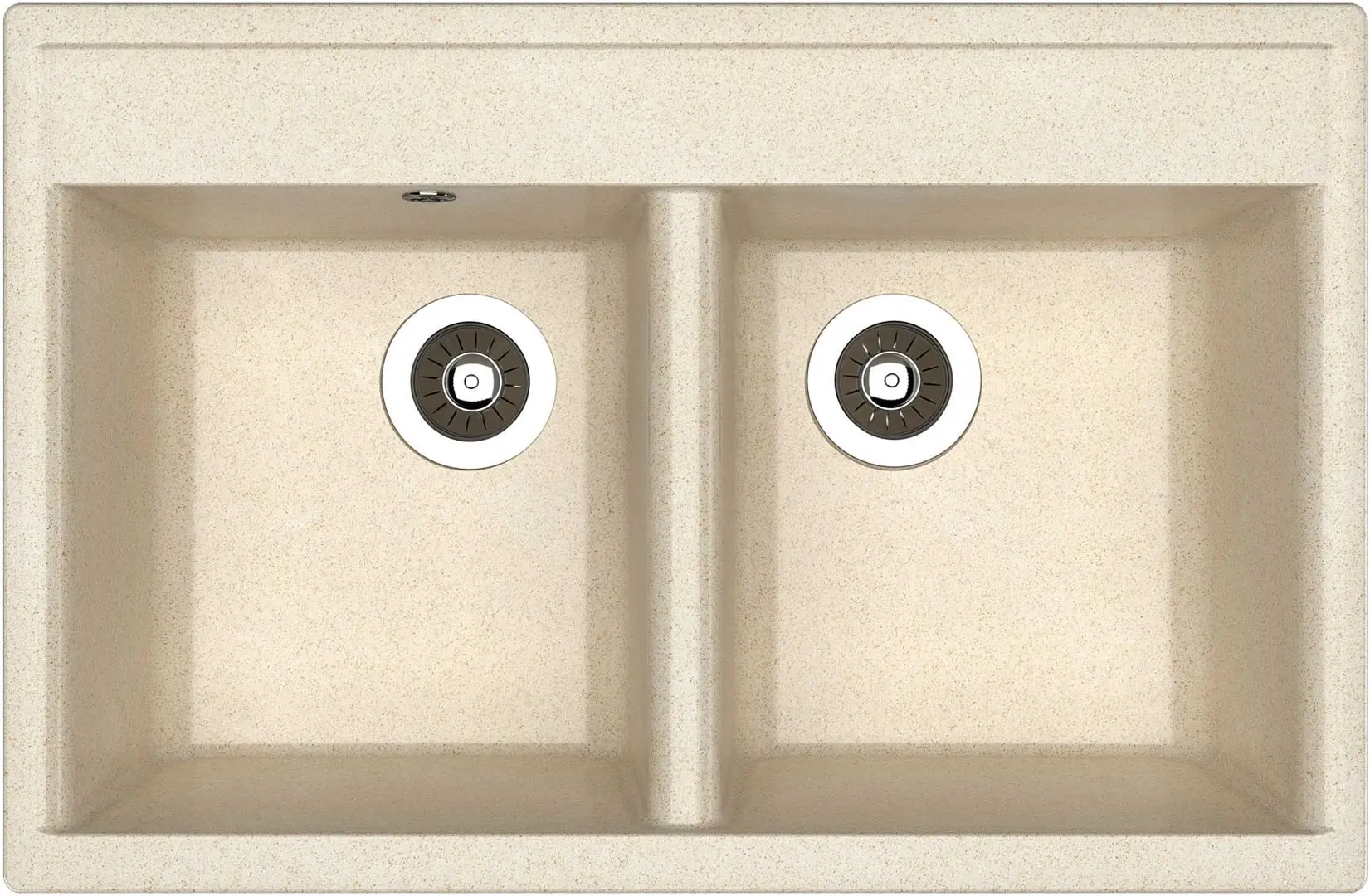 Chiuveta + baterie Dr.Gans Astra 780+SanDonna F7073 (Latte/Beige) - 2