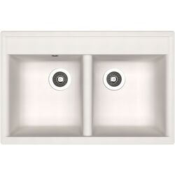 Кухонная мойка + смеситель Dr.Gans Astra 780+SanDonna F9995 (White) Thumb