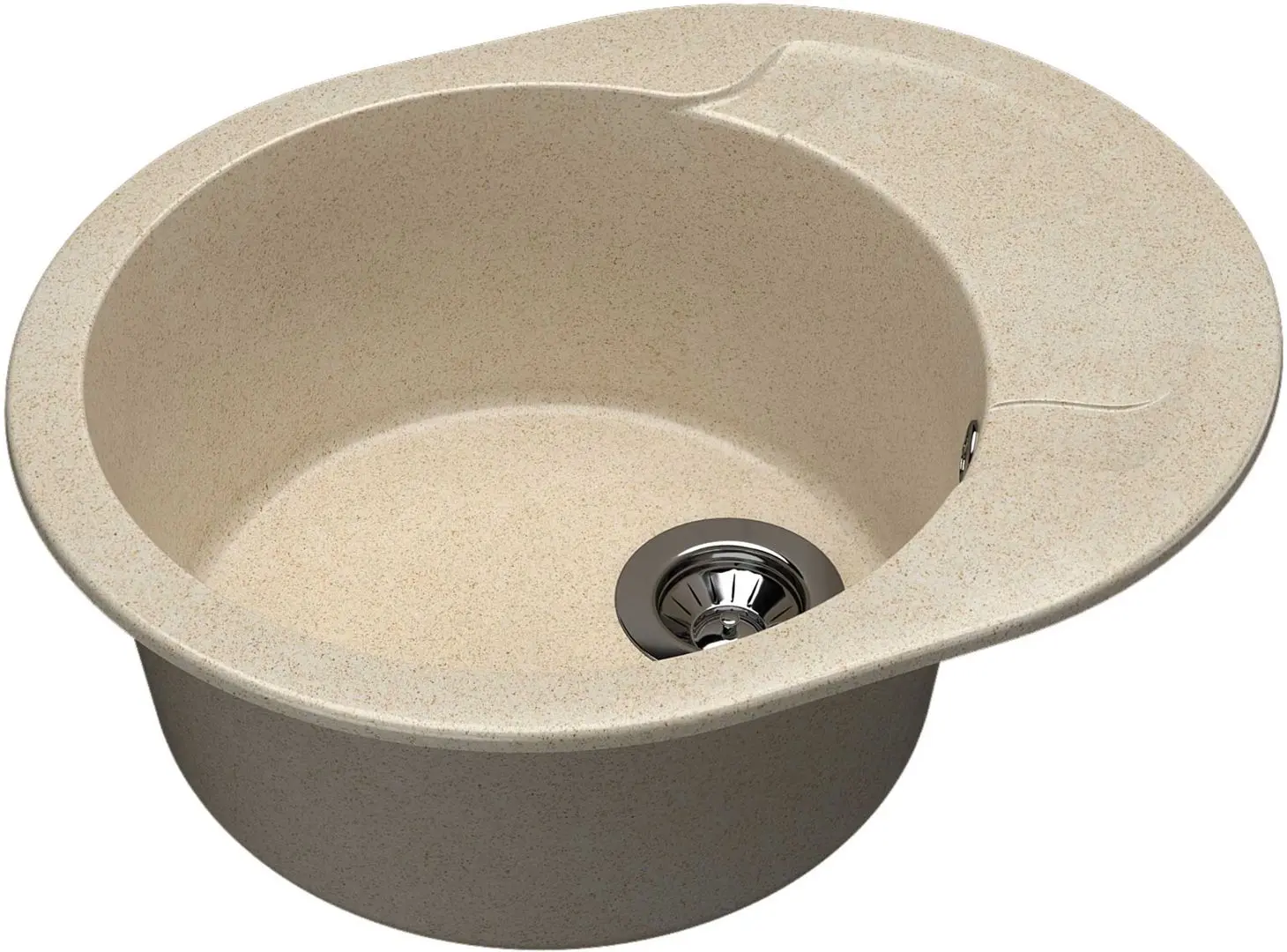 Chiuveta + baterie Dr.Gans Berta 580+SanDonna F1066 (Latte/Beige) - 3