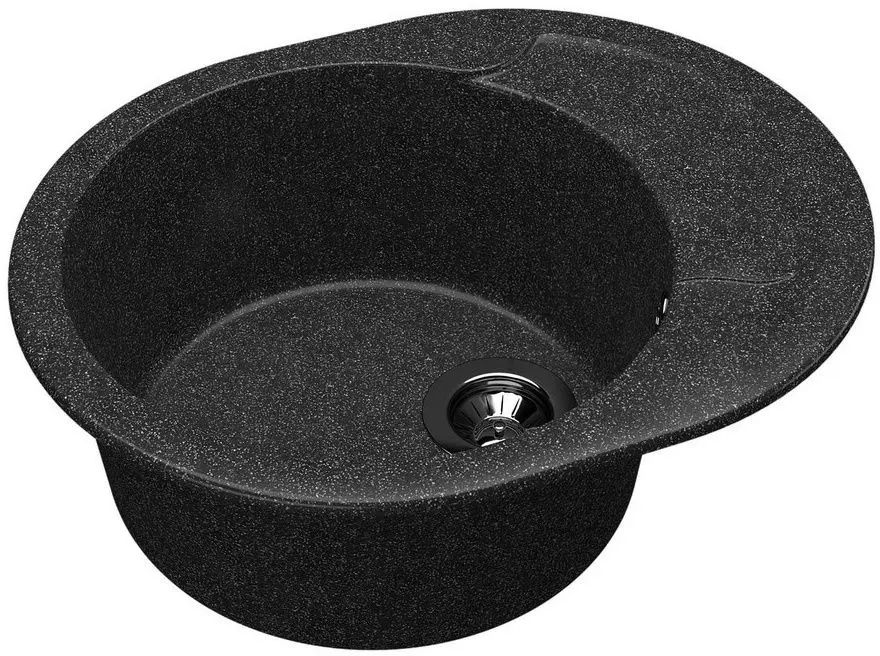 Кухонная мойка + смеситель Dr.Gans Berta 580+SanDonna F7073 (Black) - 3