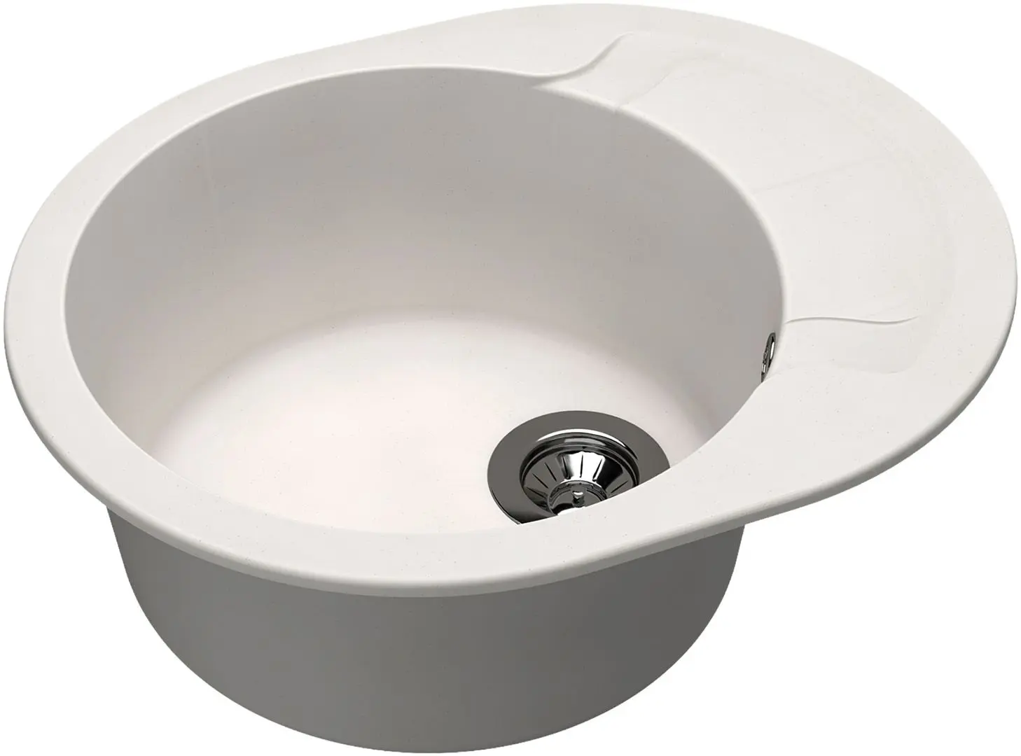 Кухонная мойка + смеситель Dr.Gans Berta 580+SanDonna F7073 (White) - 3