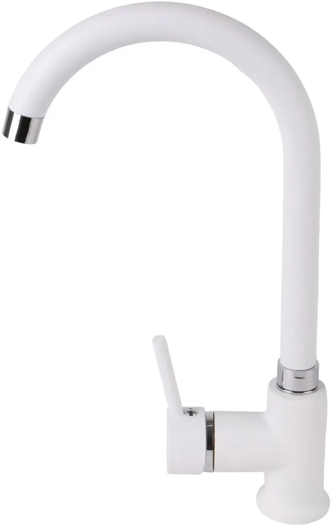 Кухонная мойка + смеситель Dr.Gans Berta 580+SanDonna F7073 (White) - 6