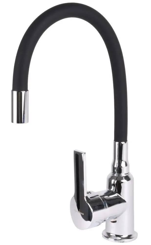 Кухонная мойка + смеситель Dr.Gans Berta 580+SanDonna F9995 (Black) - 2