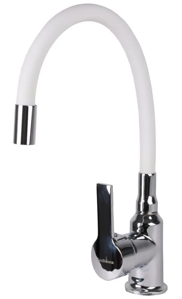 Кухонная мойка + смеситель Dr.Gans Berta 580+SanDonna F9995 (White) - 4