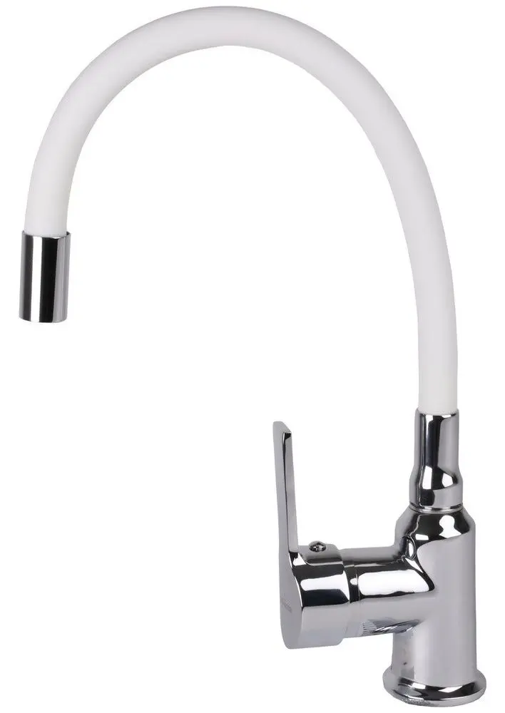 Кухонная мойка + смеситель Dr.Gans Berta 580+SanDonna F9995 (White) - 5