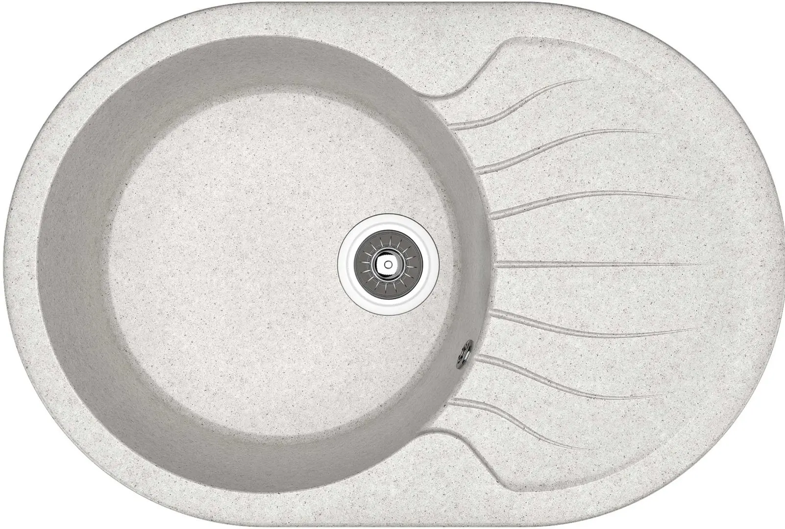 Chiuveta + baterie Dr.Gans Berta 760+SanDonna F1066 (Grey) - 2