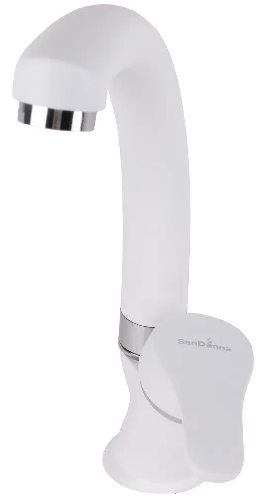 Кухонная мойка + смеситель Dr.Gans Berta 760+SanDonna F1069 (White) - 4