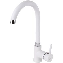 Кухонная мойка + смеситель Dr.Gans Berta 760+SanDonna F7073 (White) Thumb