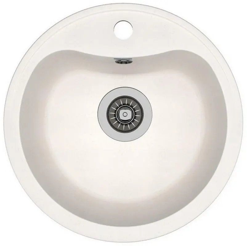 Кухонная мойка + смеситель Dr.Gans Dora+SanDonna F1066 (White) - 2