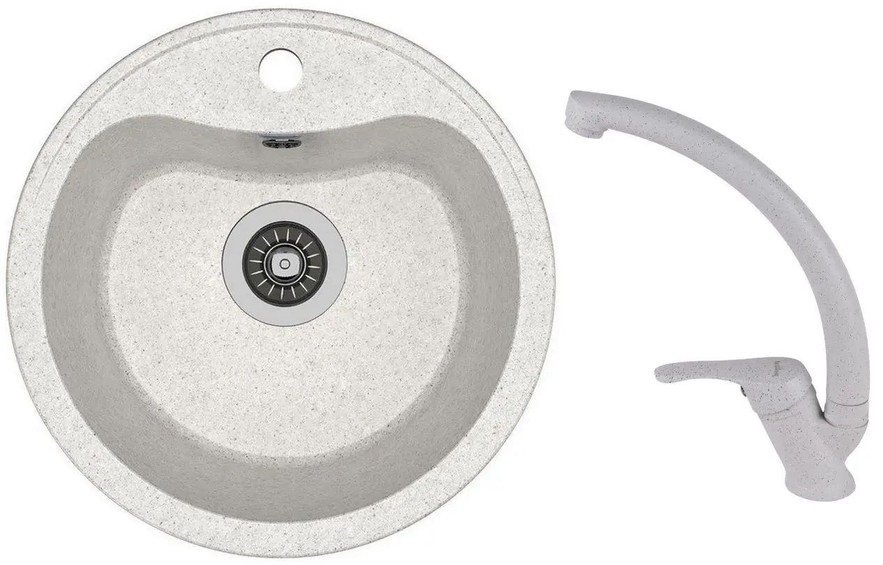 Chiuveta + baterie Dr.Gans Dora+SanDonna F1069 (Grey)