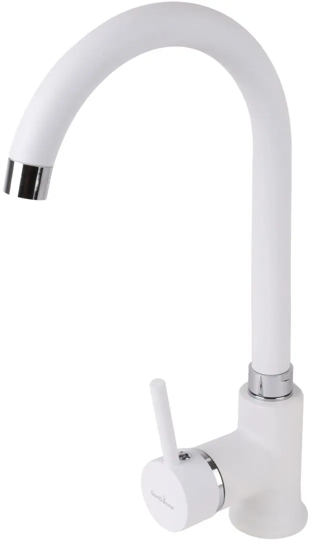 Chiuveta + baterie Dr.Gans Dora+SanDonna F7073 (White) - 4