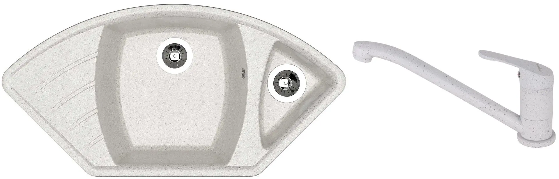 Кухонная мойка + смеситель Dr.Gans Gabi +SanDonna F1066 (Grey)