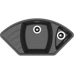 Кухонная мойка + смеситель Dr.Gans Gabi +SanDonna F1069 (Black) Thumb