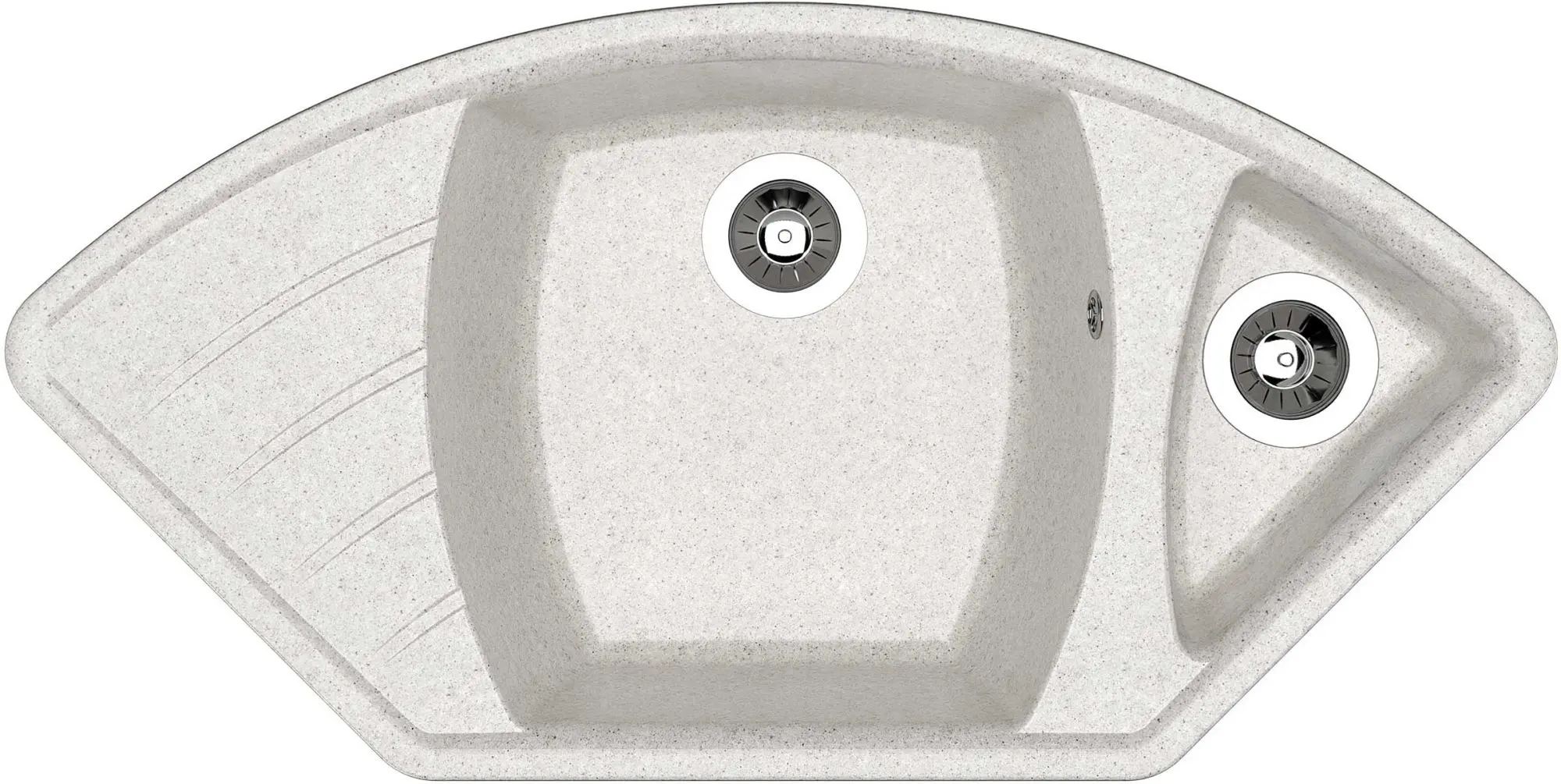 Chiuveta + baterie Dr.Gans Gabi +SanDonna F1069 (Grey) - 2