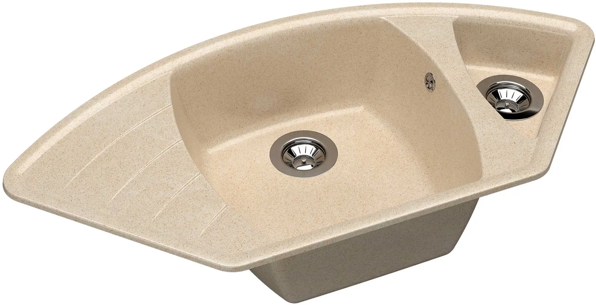 Chiuveta + baterie Dr.Gans Gabi +SanDonna F1069 (Latte/Beige) - 3