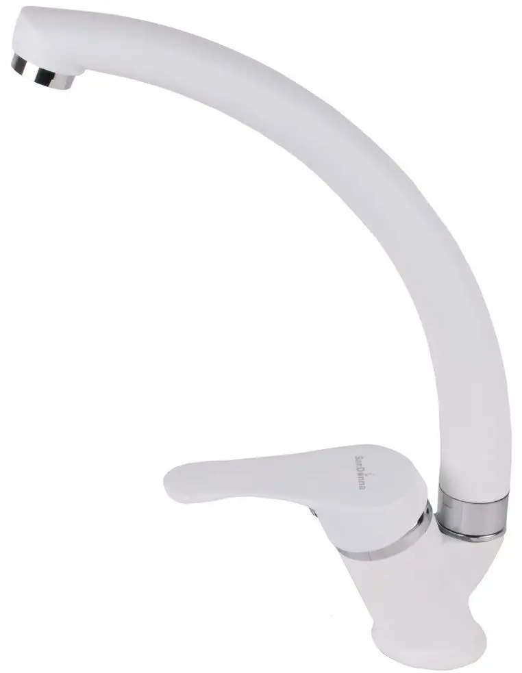 Кухонная мойка + смеситель Dr.Gans Gabi +SanDonna F1069 (White)