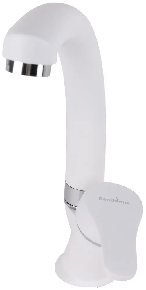 Кухонная мойка + смеситель Dr.Gans Gabi +SanDonna F1069 (White)