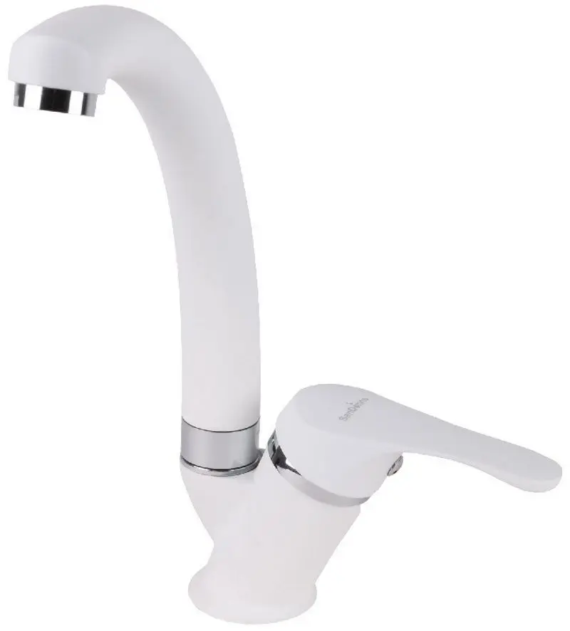 Кухонная мойка + смеситель Dr.Gans Gabi +SanDonna F1069 (White)