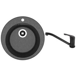 Кухонная мойка + смеситель Dr.Gans Gala + SanDonna F1066 (Black)