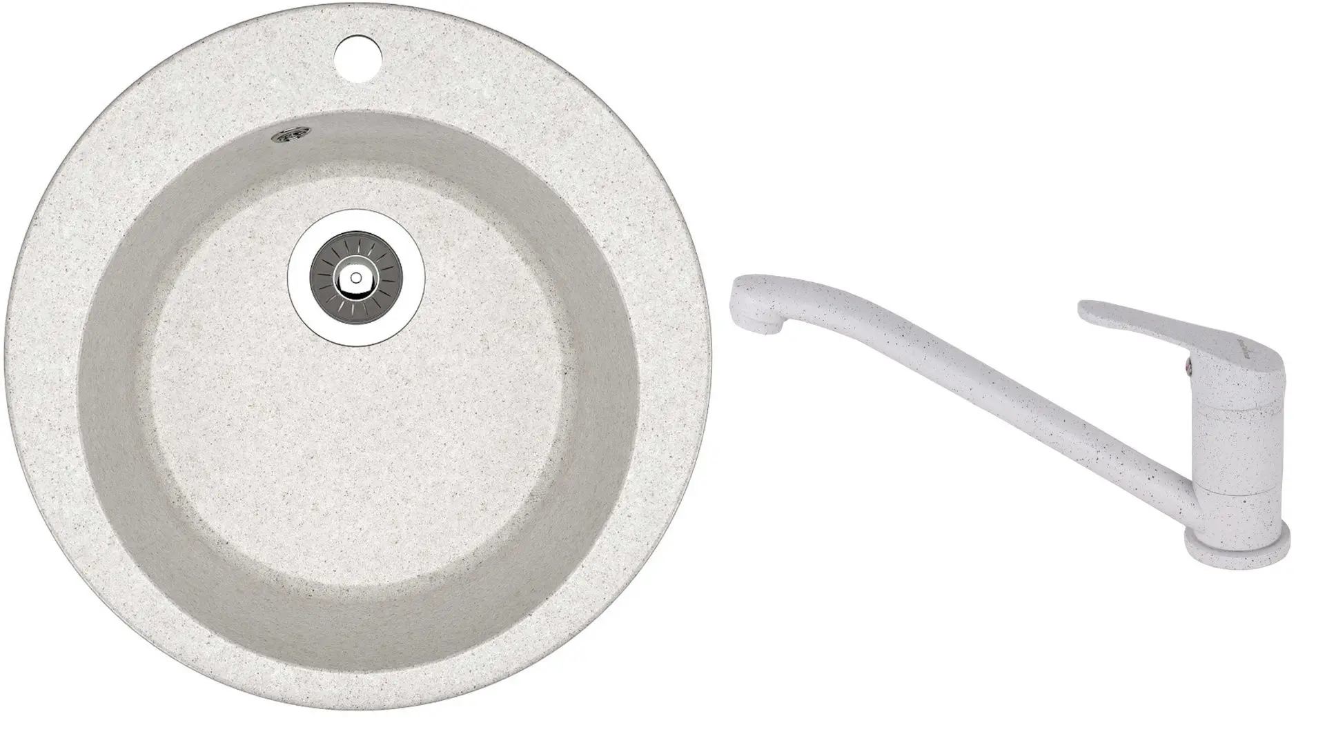 Кухонная мойка + смеситель Dr.Gans Gala + SanDonna F1066 (Grey)