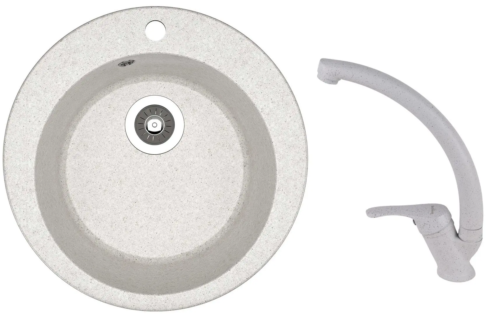 Chiuveta + baterie Dr.Gans Gala+SanDonna F1069 (Grey)