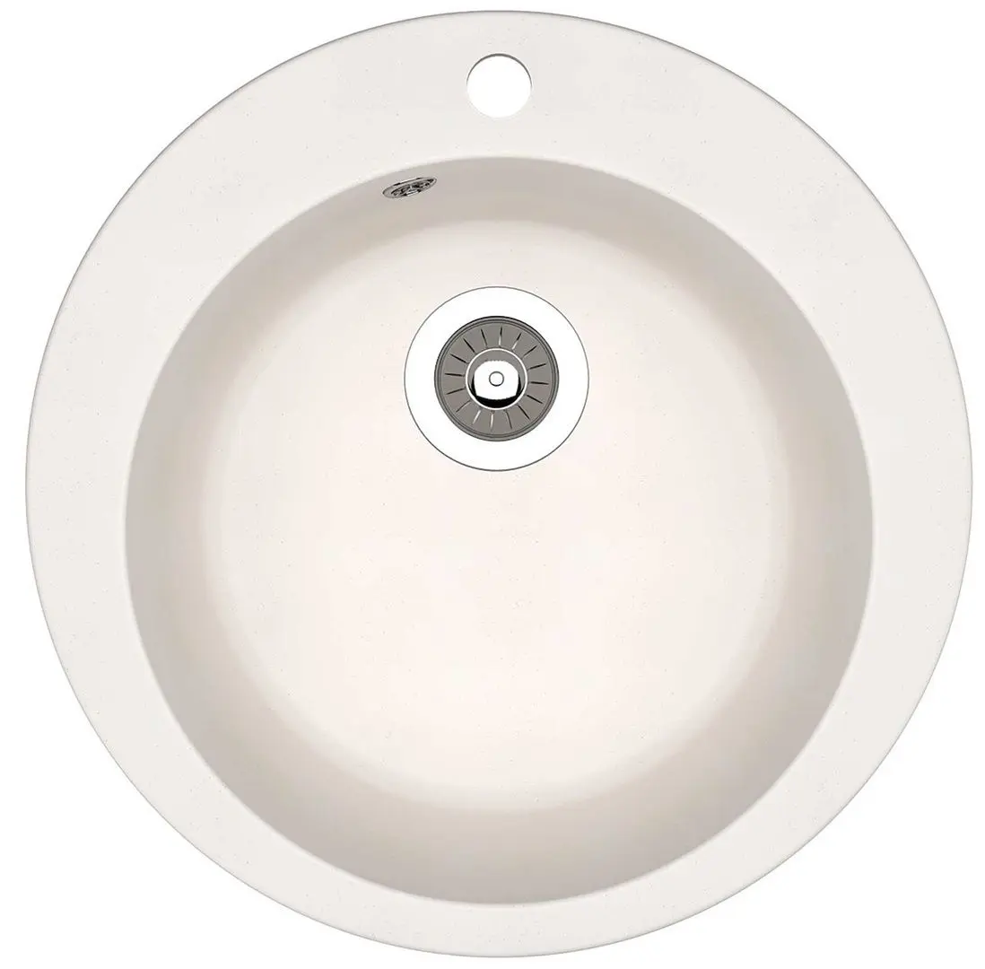 Кухонная мойка + смеситель Dr.Gans Gala + SanDonna F1069 (White) - 2