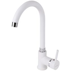 Кухонная мойка + смеситель Dr.Gans Gala + SanDonna F7073 (White) Thumb