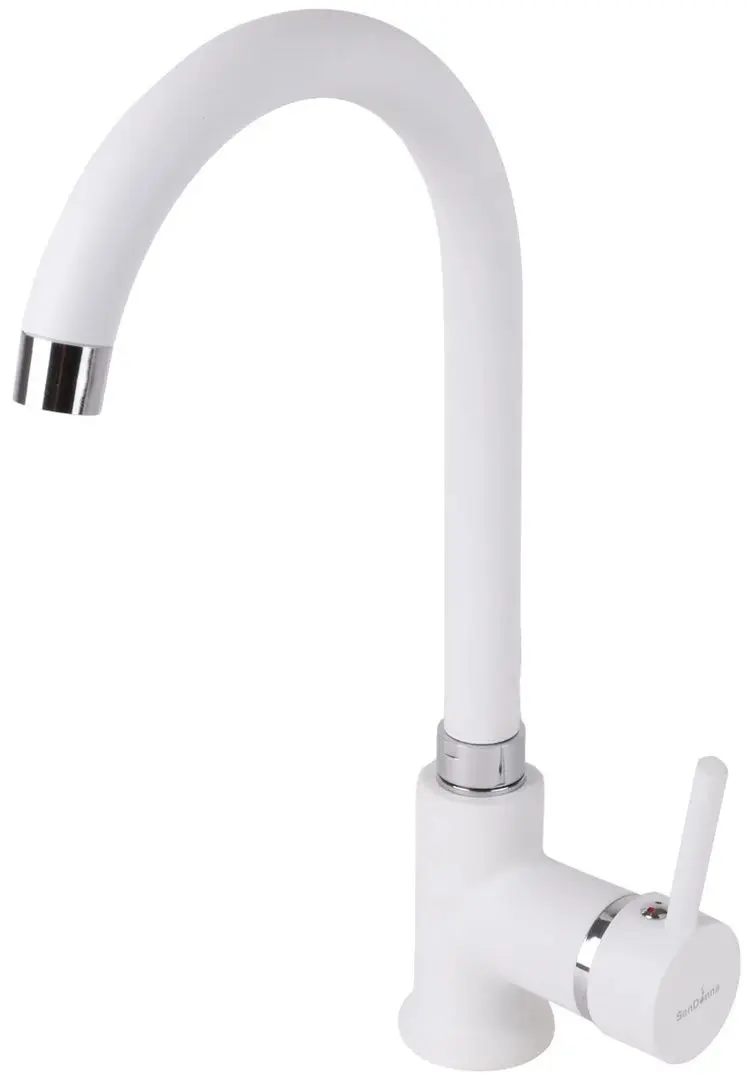 Кухонная мойка + смеситель Dr.Gans Gala + SanDonna F7073 (White) - 2