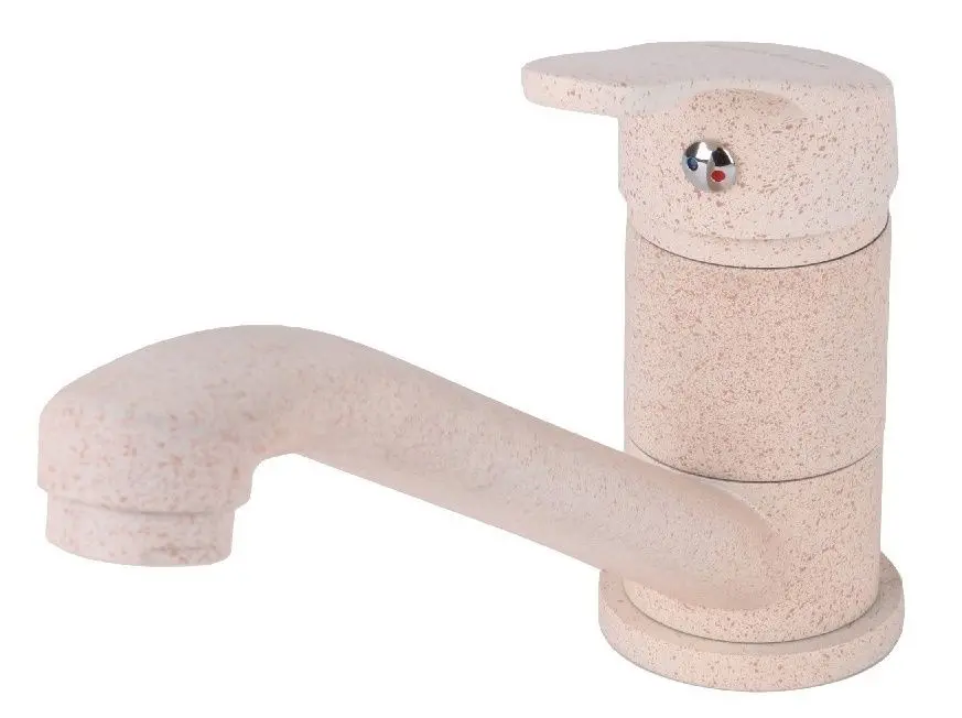 Кухонная мойка + смеситель Dr.Gans Nica 470+SanDonna F1066 (Beige) - 3