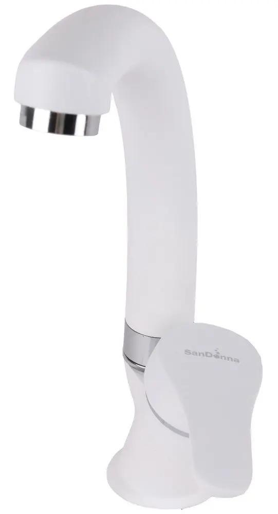 Кухонная мойка + смеситель Dr.Gans Nica 470+SanDonna F1069 (White) - 4