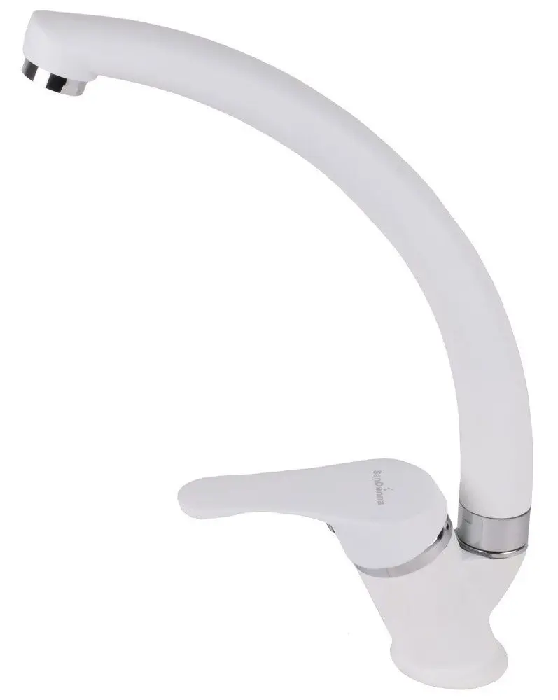 Кухонная мойка + смеситель Dr.Gans Nica 470+SanDonna F1069 (White) - 5