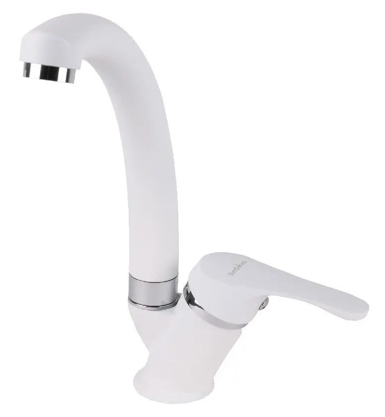 Кухонная мойка + смеситель Dr.Gans Nica 470+SanDonna F1069 (White) - 3