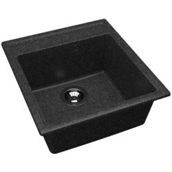 Кухонная мойка + смеситель Dr.Gans Nica 470+SanDonna F7073 (Black) Thumb