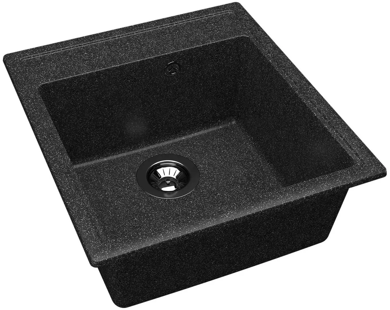 Кухонная мойка + смеситель Dr.Gans Nica 470+SanDonna F7073 (Black) - 2